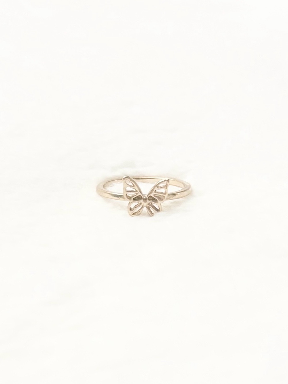 5/$15 🩷 MUST BUNDLE Butterfly Accent Ring - Gold